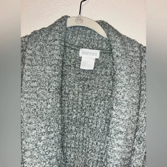 NWOT Softies robe green white women’s S/M - Picture 3 of 6